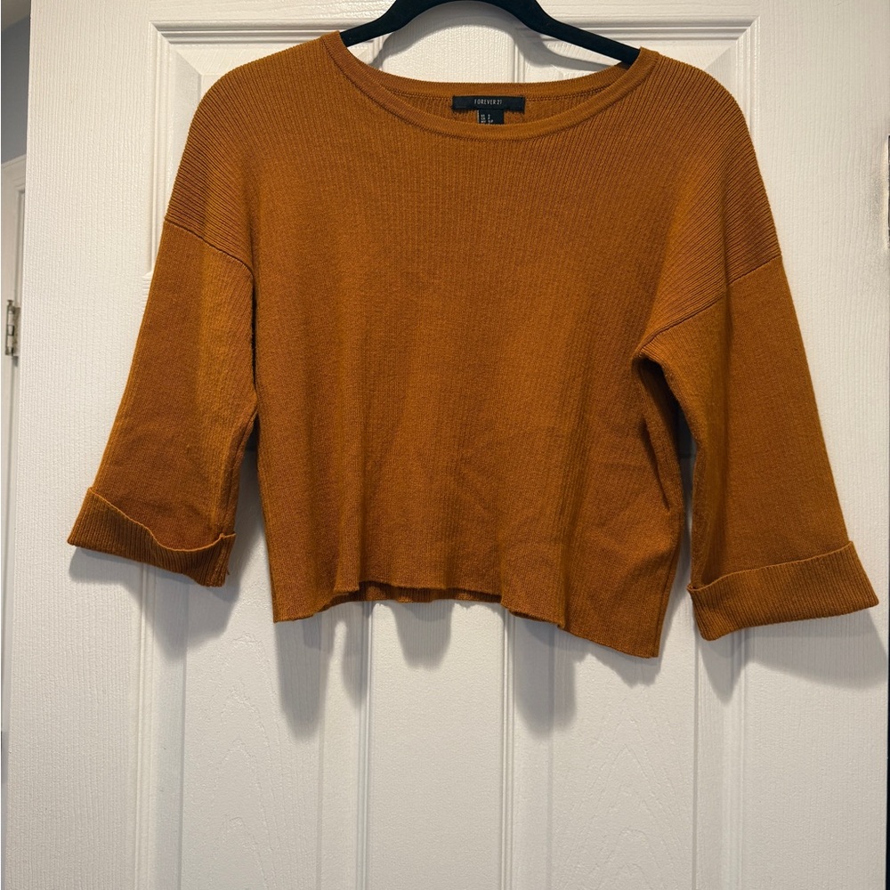 Forever 21 Rust Knit Top